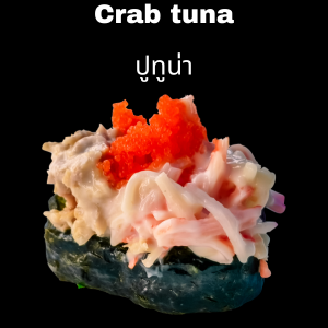 crab, tuna